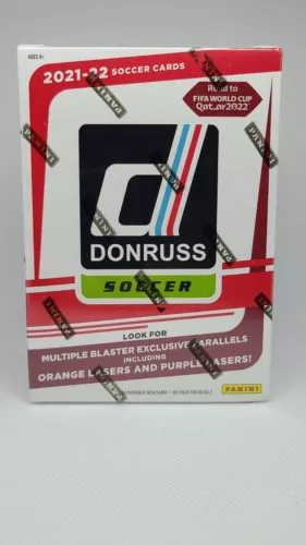 2021-22 Panini Donruss Soccer Road To Qatar Blaster Box Factory Sealed