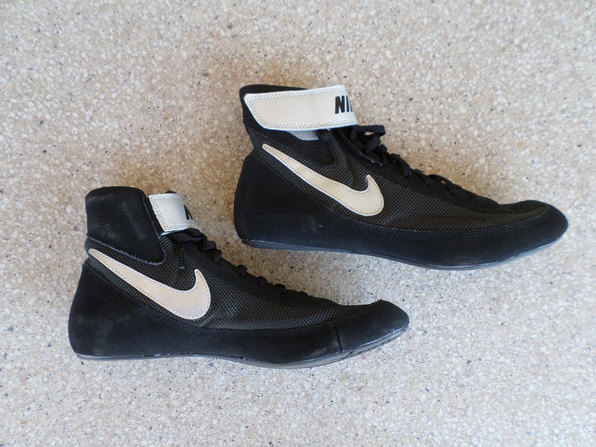 NEW Nike Speed Sweep VII Black/Slv. Wrestling Shoes. Men display picture 3