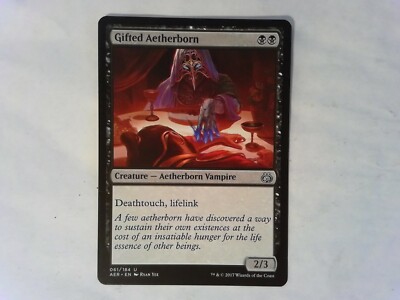 Gifted Aetherborn	 Aether Revolt - Magic the Gathering MTG - Black