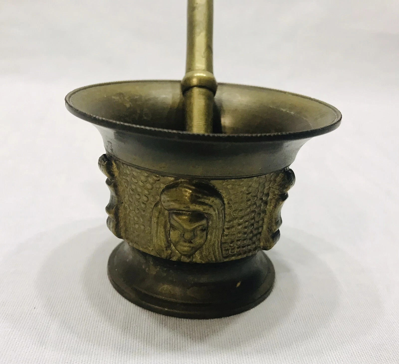 Unusual Antique Spanish Bronze Mortar and Pestle Woman’s Head
Opens in a new window or tab