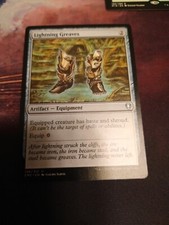 1- Lightning Greaves  Commander Anthology 2018
