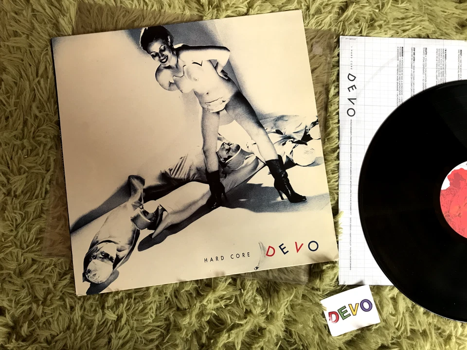 DEVO HARD CORE '90 LP france hardcore '74-77 demos RARE fan club basement recs ! - Image 3 of 4