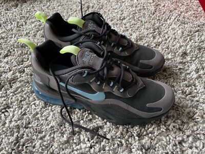 Nike Air Max 270 React GS black cerulean grey Gr. 38.5 US 6 UK 5.5 BQ0103 012
