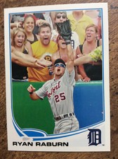 2013 Topps #330 Ryan Raburn, Tigers    nm  ib