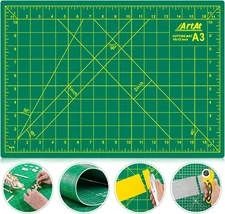 12" X 18" Self-Healing Double-Sided Cutting Mat for Craft Sewing Hobby Fabric