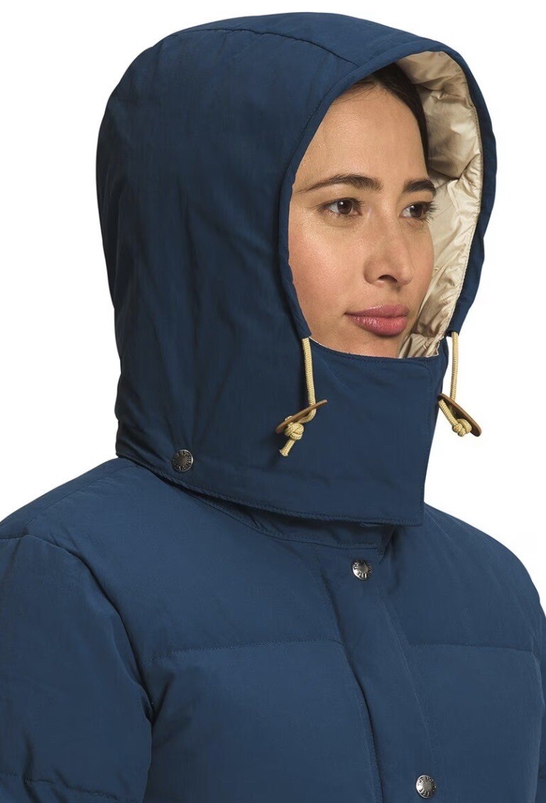 Women’s The North Face Sierra Long Down Parka  Size M Shady Blue image 7