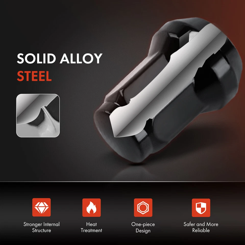 Tuerca de rueda 16 piezas M10x1.25 para Honda Suzuki Textron todo terreno Yamaha Polaris Foto 4 de 4