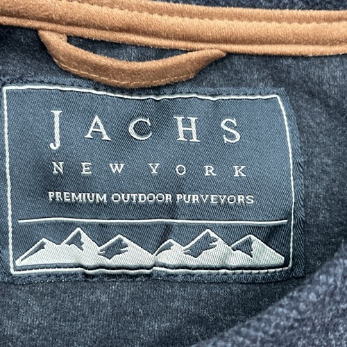 Jachs New York Sweater Mens L Black Crew Neck Long Sleeve Classic CozyCore NWT - Picture 6 of 9