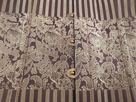 New CORSETS QUEEN Elenek Longline Underbust Corset 36" USA Size 16-18 Brown Gold