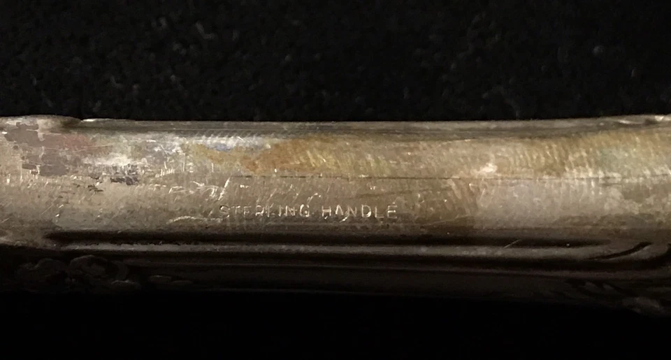 Cubiertos de plata de ley - Cuchillo de cena francés International Wild Rose Foto 4 de 4