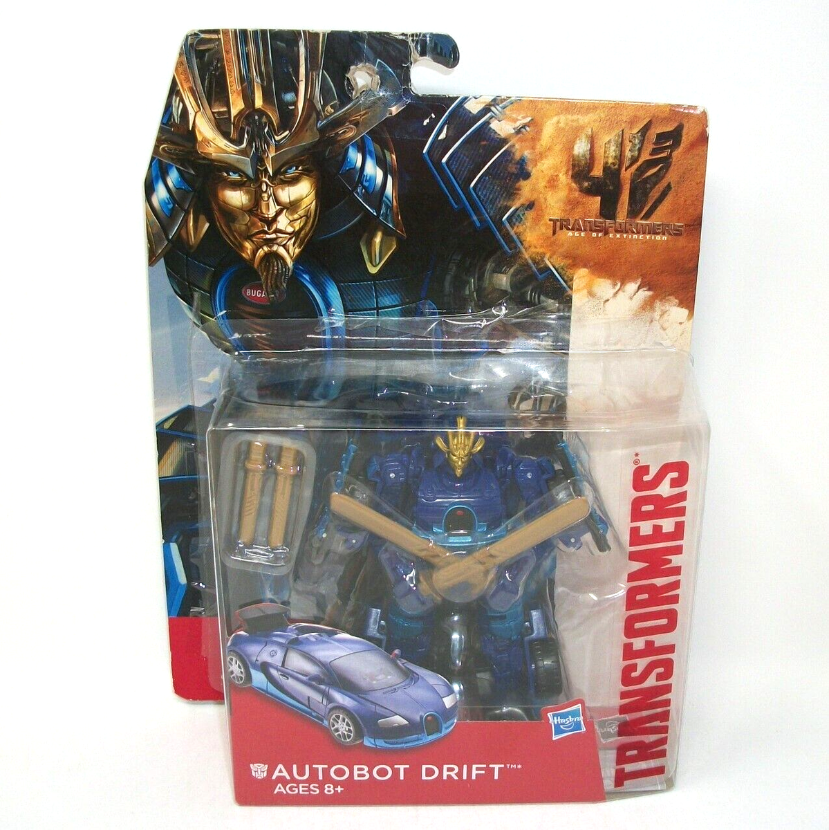 Transformers Autobot DRIFT Figure Age of Extinction BUGATTI Mode DELUXE  Class