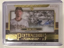 2023 Topps Five Star Blake Snell Pentamerous Penmanship Auto #5/25 Padres