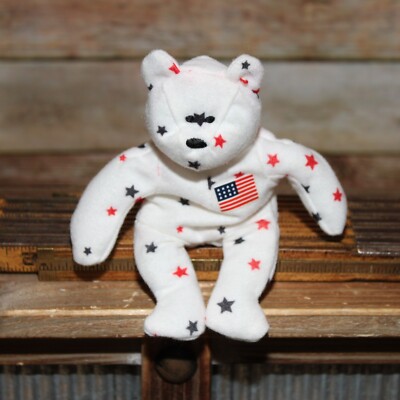 McDonald's Ty Beanie Babies Glory the USA Bear 1993 | eBay