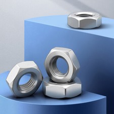 304 Stainless Steel Hexagon Nut Extra Fine Thread Pitch M4 M5 M6 M8 M10 M12-M24