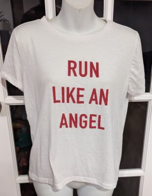 Women’s Size Medium Victoria Secret Sport White and Red T-Shirt