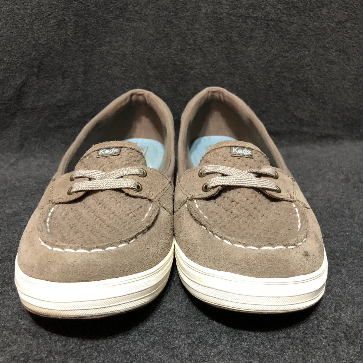 KEDS Shoes Womens Size 9 Glimmer Ortholite Boat Loafer Quilted