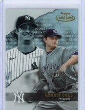 2020 Topps Gold Label Gerrit Cole Class 1 Base - New York Yankees