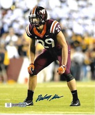 Dalton Keene Virginia Tech Hokies Autographed 8x10 Photo Pic COA-FTA