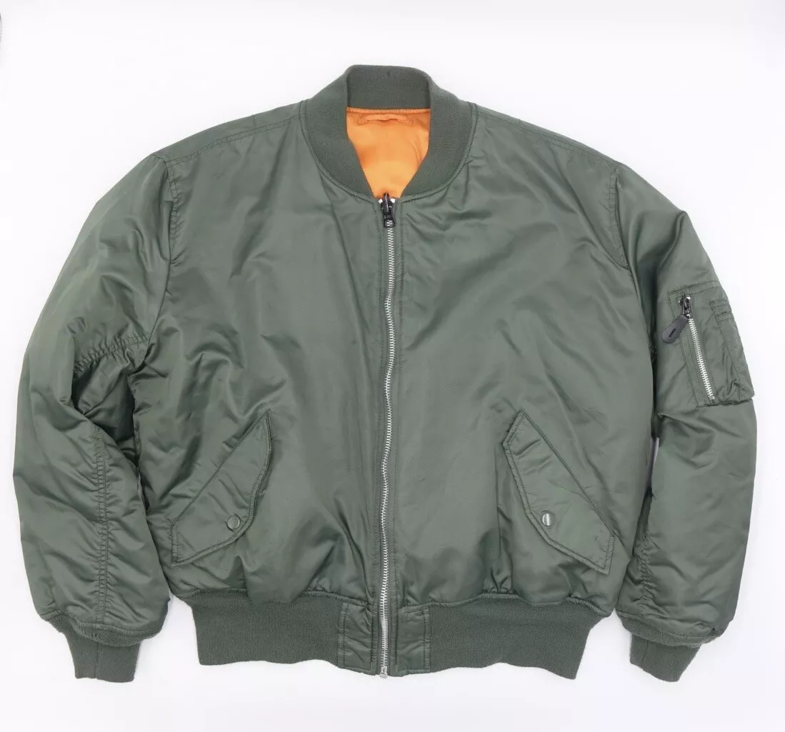 Vintage Armory Knox MA 1 Flight Jacket Men s Large eBay