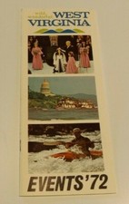 Brochure, dépliant Événements Wild, Wonderful, Virginie-Occidentale 1972