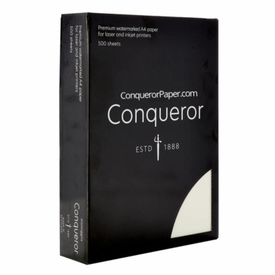 Conqueror Creme Webpapier 100 g/m² A4 500 Blatt 1 Stapel