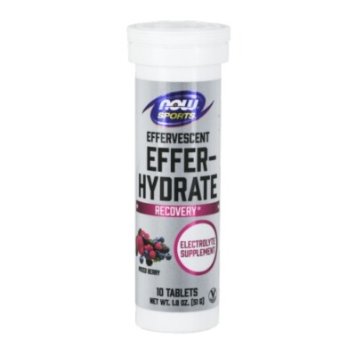 Effer-Hydrate Mixed Berry  10 Tabs By Now Foods