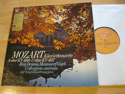 LP Mozart Klavierkonzerte Jörg Demus Hammerflügel Vinyl Harmona Mundi 20 22477 5