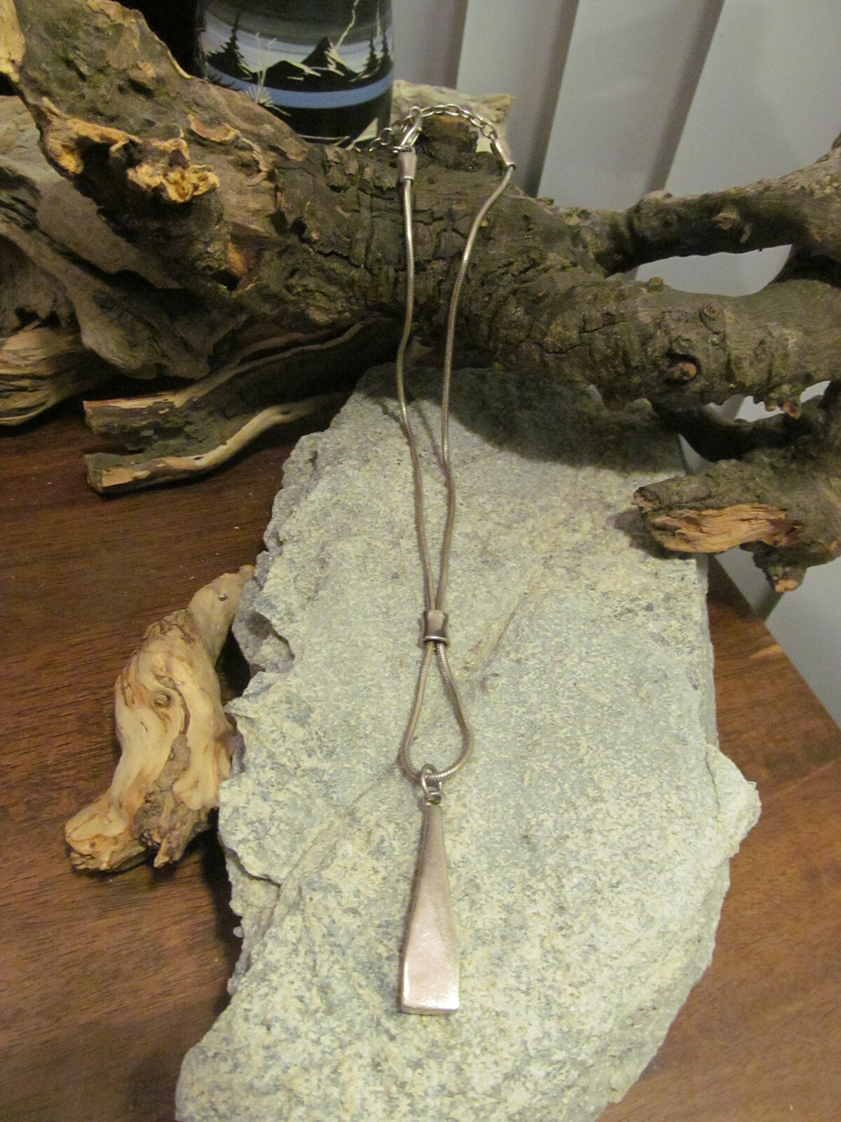 Studio BARSE Sterling Silver 925 Loop Triangle Pe… - image 1