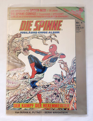 DIE SPINNE Jubiläums-Comic-Album Nr. 1/1987, Marvel, Condor, 68 Seiten,Folie, Z1