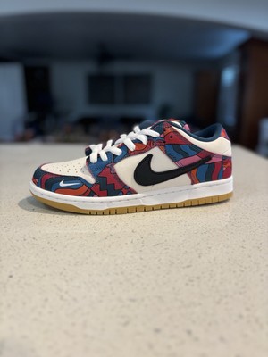 Nike Dunk Low Pro SB x Parra Abstract Art 2021 Men s Size 7.5 DH7695-600 NEW