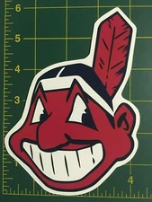 Chief Wahoo Magnet Cleveland Indians magnet vinyl car magnet MLB Baseball 6 inch