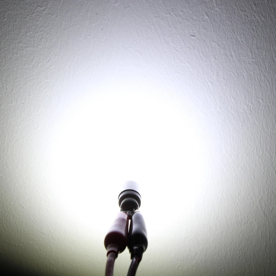 4 PIEZAS R5W 168 4 LED BLANCO Bombilla Mapa Interior|Estacionamiento|Marcador Lateral|Luz Trasera Foto 3 de 4