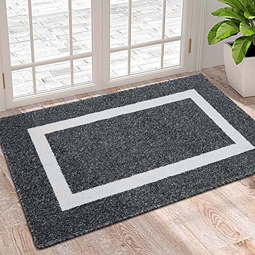Indoor Door Mat, 20x32, Non-Slip Absorbent Resist Dirt 20