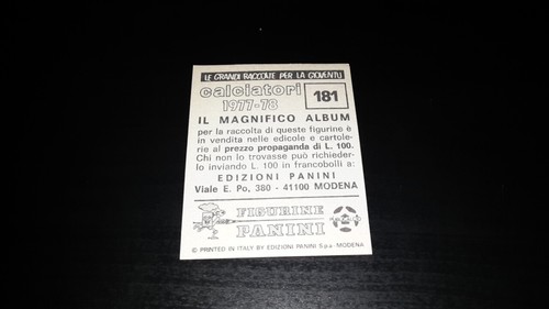1977-78 MILAN Calciatori Panini 1978 SCEGLI *** figurina con velina *** - Imagen 7 de 37