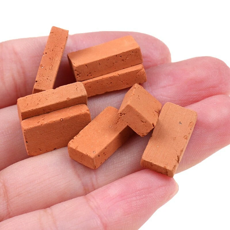 50PC 1/16 Scale Dollhouse Miniature Sand Table Simulation Brick Building Scenery - Image 2 of 4