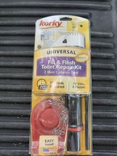 Korky 818B Universal Design Toilet Fill, Flush Valve and Flapper Kit