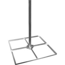 Megasat Balkonständer Stahl 4x50cm Grundplatte 60mm Mast Spiegel für Sat