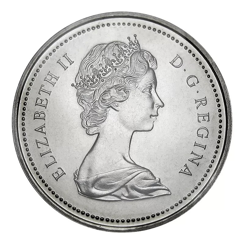 1973 CANADA 25 CENTS RCMP MOUNTIE BRILLIANT UNCIRCULATED QUARTER
