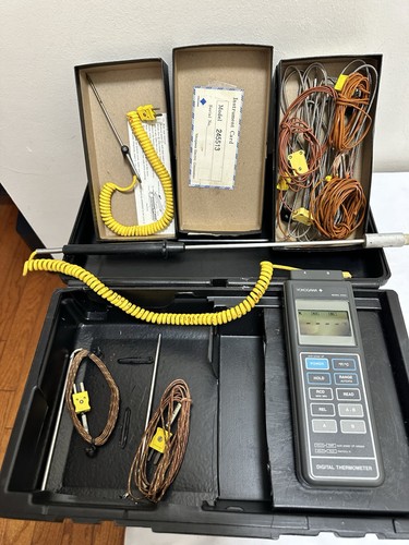 Yokogawa Model 2455 Handheld Digital Temperature Meter with K Thermocouple