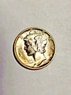 1945 D Mercury Dime, UNC with great luster, FB