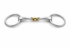 Stainless Steel Loose Ring Snaffle Horse Bit Double Jointed 14.5cm