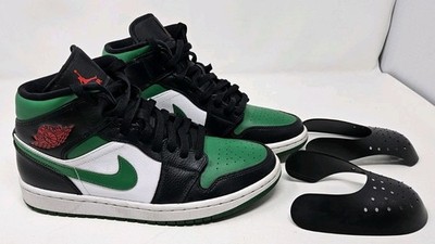 Nike Air Jordan 1 Mid Pine Green Toe Men s Size 9 Black Green White 554724-067