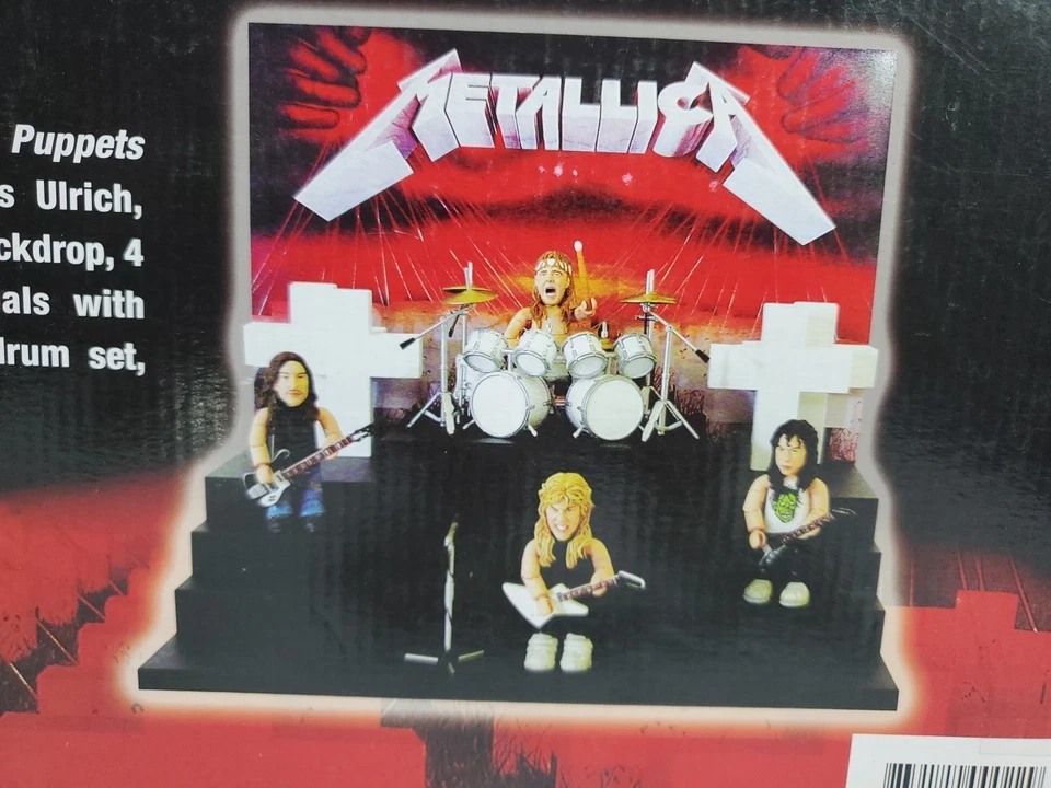 Metallica Master of Puppets Smiti Figure Playset 2004 Edition Sealed - Image 3 of 4