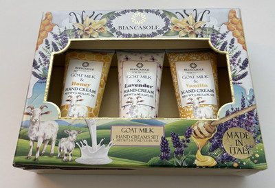 Biancasole - Goat Milk Hand Cream Set 75 ML / 2.53 fl oz Made in Italy
