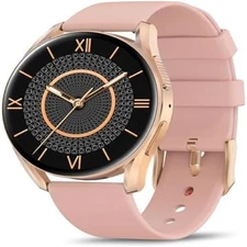 Bebinca Smart Watch for Women with Call Function, 1.27'' Zinc Alloy Case, IP68 .