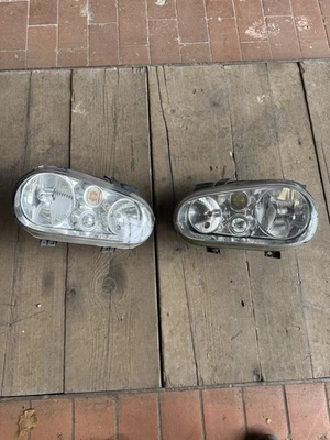 Scheinwerfer Golf IV 4 Ohne Nebelscheinwerfer Links und Rechts - Bild 1 von 4
