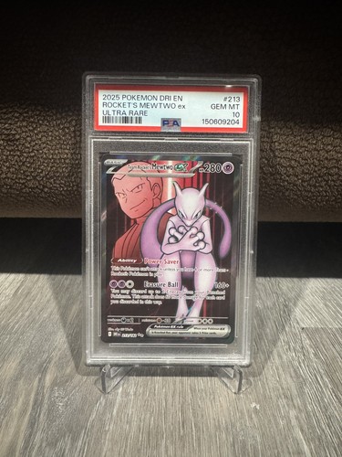 Team Rocket's Mewtwo ex graded PSA 10 for sale on eBay