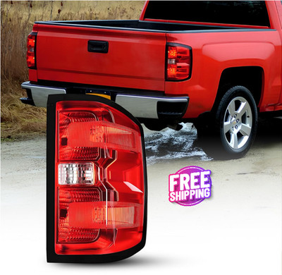 Factory Style Tail Light Assembly Compatible with 2016-2019 Chevy Silve