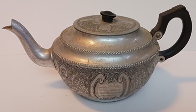 VTG Teapot by Aluminum Works Stratford On Avon England Sona Ware