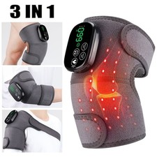 3-in-1 LED Red Light Therapy Pad - Rechargeable Heated Knee/Shoulder/Elbow Wrap